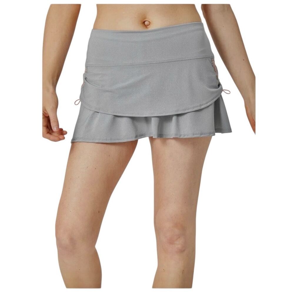 Lucky in Love Spark Ruche large tennis active boy short lined skirt SK2 3355